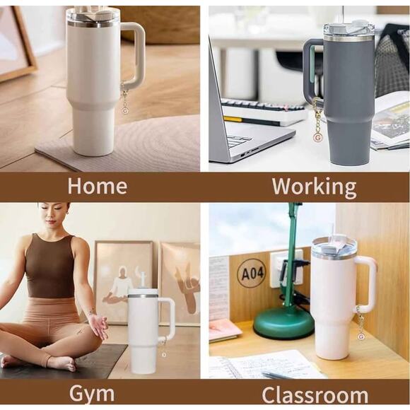 4-Piece Stanley/Mug Letter Charms, New in Wrapper - Picture 3 of 5